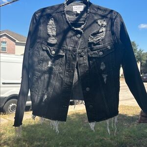 Frame Denim Charcoal Jacket